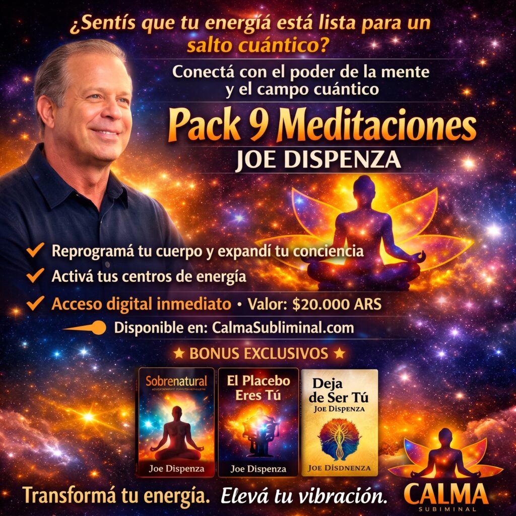 🌌 Pack Exclusivo – 9 Meditaciones de Joe Dispenza