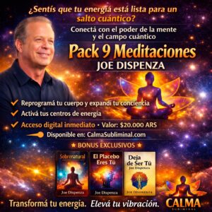 🌌 Pack Exclusivo – 9 Meditaciones de Joe Dispenza