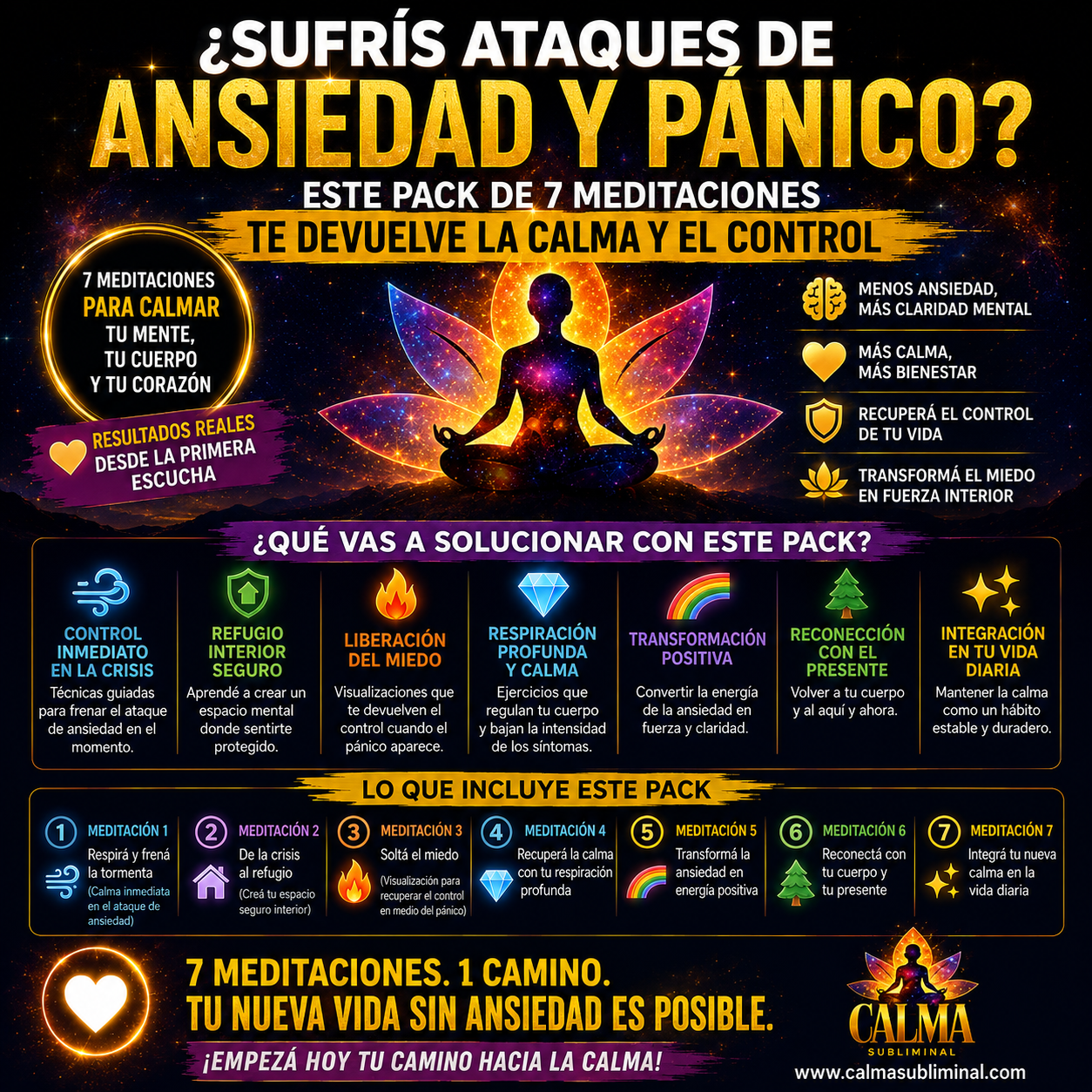 “Recuperá el Control 7 Días para Dominar los Ataques de Ansiedad y Pánico”